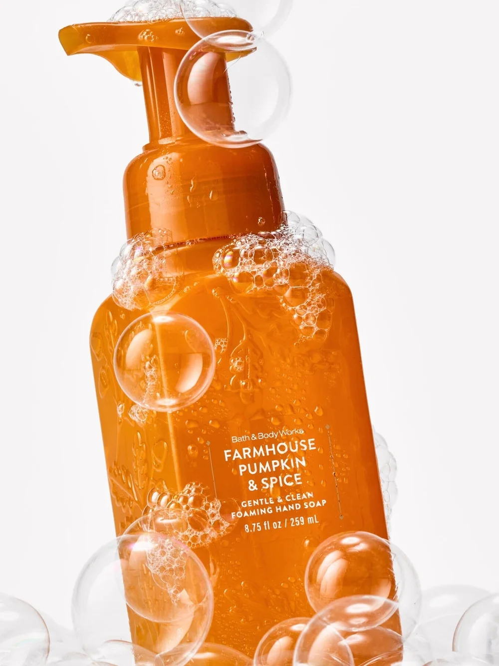 Bath & Body Works Orange Farmhouse Pumpkin & Spice Foaming Hand Soap